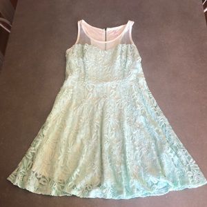 Xhilaration Mint Green Lacy Dress
